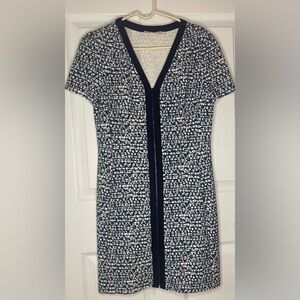 Tory Burch - laser cut seamless front zip dress